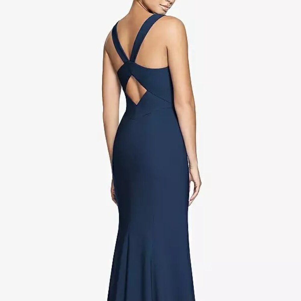 Bella Bridesmaids Full Length Cut Out Back Gown 6 Sample